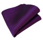 Einstecktuch - dunkel violett - lila - Seide